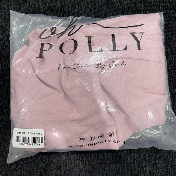 Oh Polly Romilly Cowl Neck Pleated Midaxi Dress in Dusty Pink - Picture 5 of 12